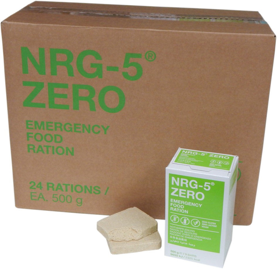 1 Karton Notnahrung NRG-5® ZERO Glutenfrei
