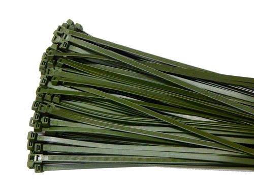 100 Stück Kabelbinder oliv 200 mm